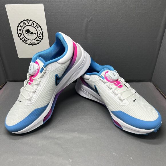 NIKE AIR ZOOM INFINITY TOUR NEXT% BOA WHITE BLUE PINK DJ5590-100 Men Size 8 NEW - Picture 10 of 13